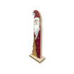Picture of WOODEN SANTA WITH WHITE BEARD 31CM